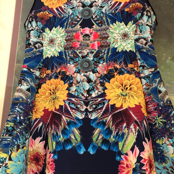 Clover Canyon peplum neoprene cactus scuba top XS - Picture 3 of 4